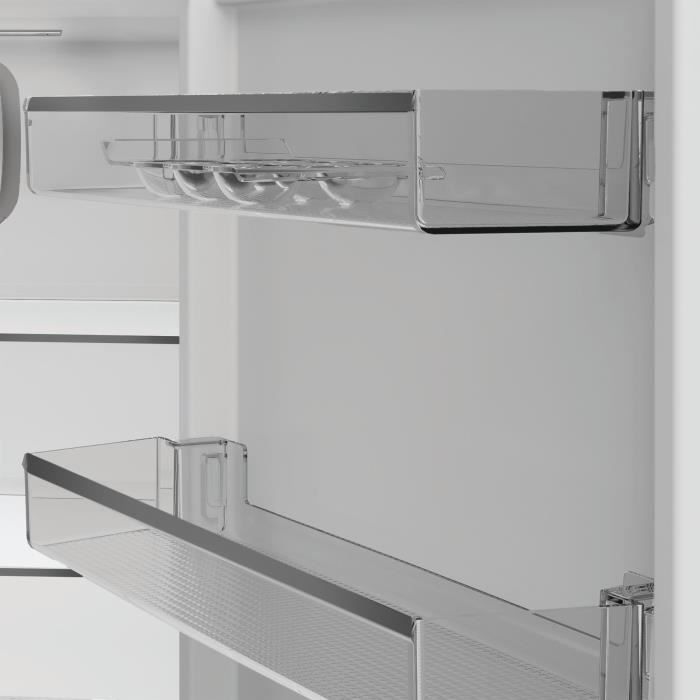 Réfrigérateur combiné  - Whirlpool - WHKF6353XBR6E - Classe C - 351 L (249L + 102L)  - 35 dB - Dual No Frost - Dark Inox