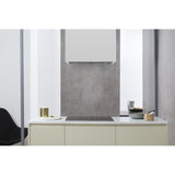 Hotte intégrable extracteur - WHIRLPOOL - WCT64FLSX - 59,5 x 56,4 x 13,2 cm - Inox