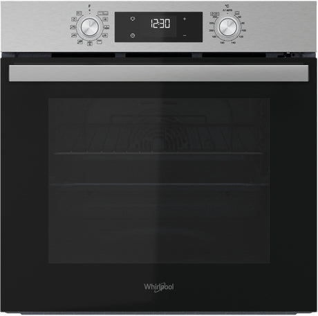 Four encastrable - Pyrolyse + Hydrolyse - Multifonction Chaleur pulsée - WHIRLPOOL - OMR58RU0SX - Inox - Porte froide