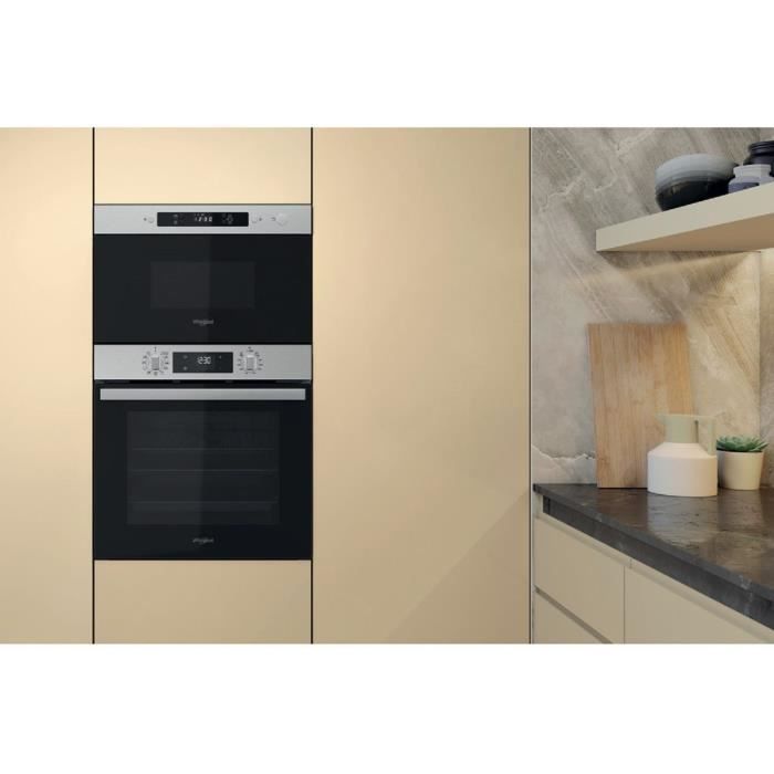 Four micro-ondes encastrable - HOTPOINT - MBNA900X - Inox - 22 L