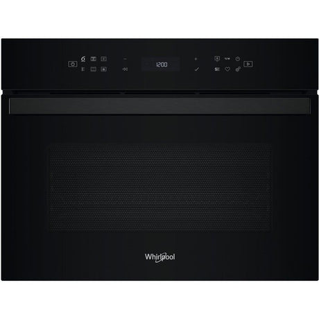 Micro-ondes combiné encastrable - WHIRLPOOL - WCW6O7HTBF - Noir - 59,5 x 55,4 x 45,5 cm