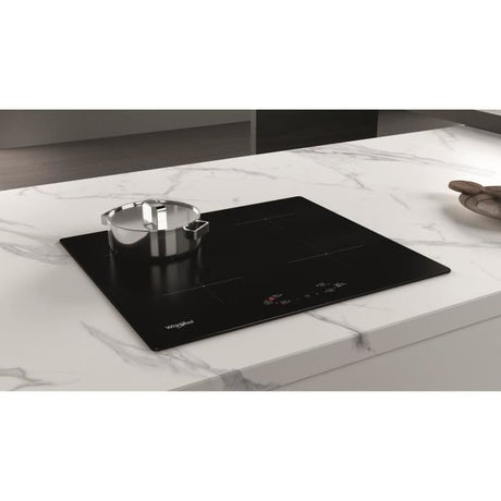 Plaque induction - WHIRLPOOL - WSQ2160NE - 4 foyers/boosters - 7200 W - Largeur 60 cm