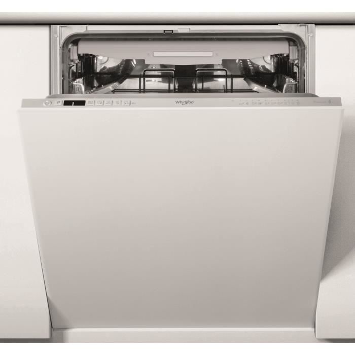 Lave-vaisselle tout encastrable WHIRLPOOL WKCIO3T133PFE 6eme Sens - 14 couverts - Induction - 43 dB - tiroir a couverts