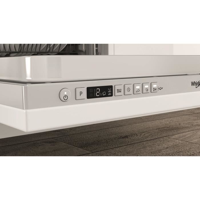 Lave-vaisselle tout encastrable WHIRLPOOL WKCIO3T133PFE 6eme Sens - 14 couverts - Induction - 43 dB - tiroir a couverts