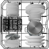 Lave-vaisselle pose libre WHIRLPOOL WFC3C34X - 14 couverts - Induction - L60cm - 44 dB - Inox