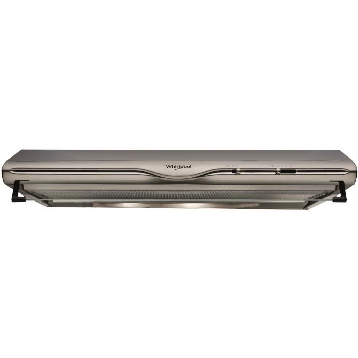 Hotte encastrable visiere Hood2GO - WHIRLPOOL - WCN65FLXH2G - Inox - Classe D - 13,2 x 56,4 x 59,5 cm