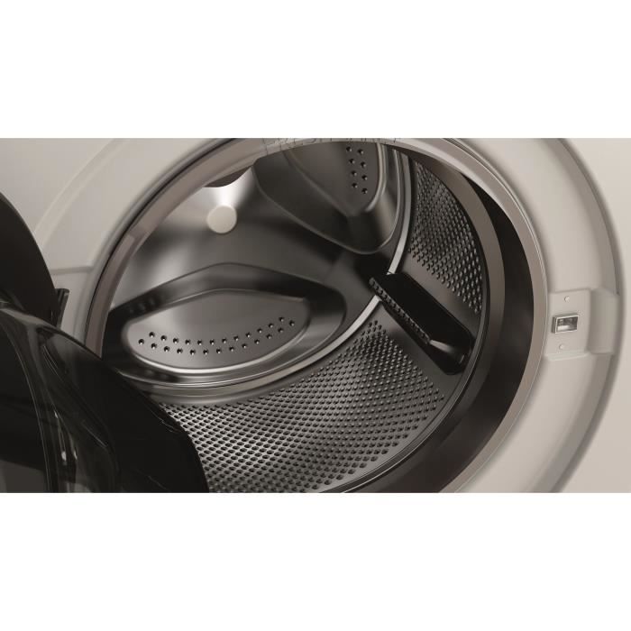Lave-linge séchant WHIRLPOOL PFFWDB864349BVFR - 8 / 6 kg - Induction - L60cm - 1400 trs/min - Blanc