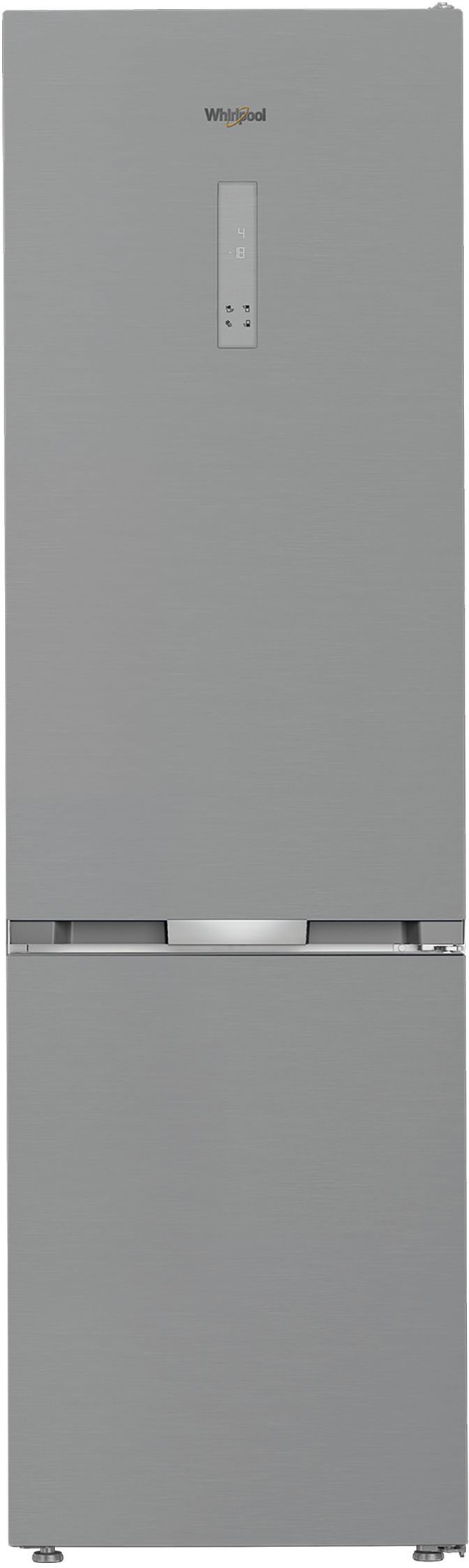 Réfrigérateur combiné - WHIRLPOOL - WHK26402XP4E - 355 L - Dual NoFrost - 6e sens - Porte bouteille - 203.5x59.5x66.3 - Inox