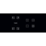 Plaque de cuisson Vitrocéramique WHIRLPOOL AKT8090NE - 4 zones - 6200W - L58 x P51cm - Noir
