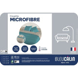 Couette microfibre - 240 x 220 cm - BLEU CALIN - Chaude - 400 g/m² - Bicolore Agate / Poivre