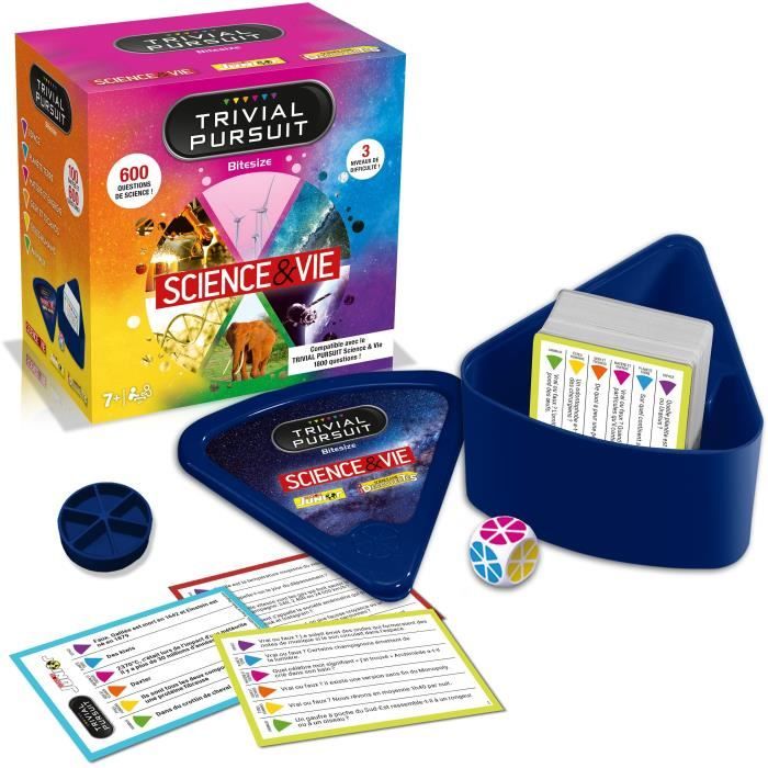 Trivial Pursuit Voyage Science & Vie - Jeu de sociÈtÈ - WINNING MOVES - Trivial Pursuit avec 600 questions sur la Science & Vie.