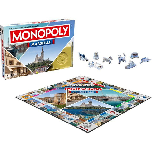 MONOPOLY Marseille - Jeu de société - WINNING MOVES - 2 a 6 joueurs - Des 8 ans