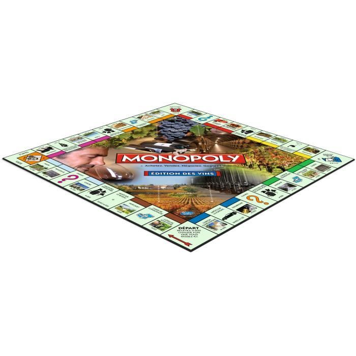 MONOPOLY Editions des vins, Jeu de societé, Version française