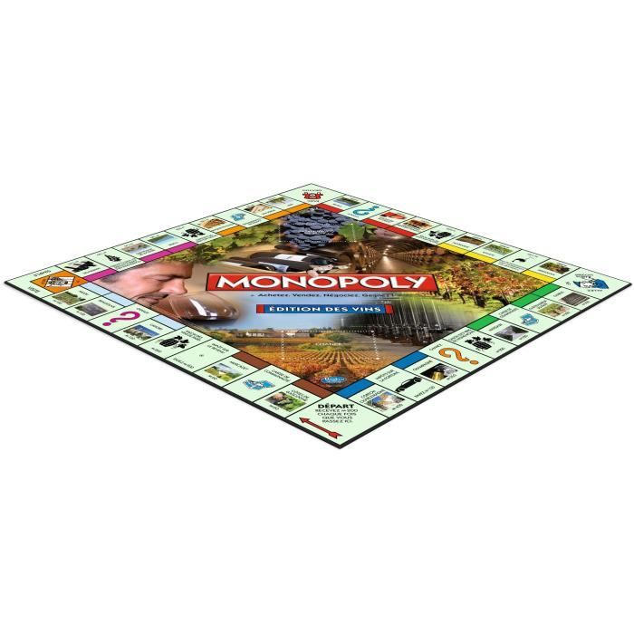 MONOPOLY Editions des vins, Jeu de societé, Version française
