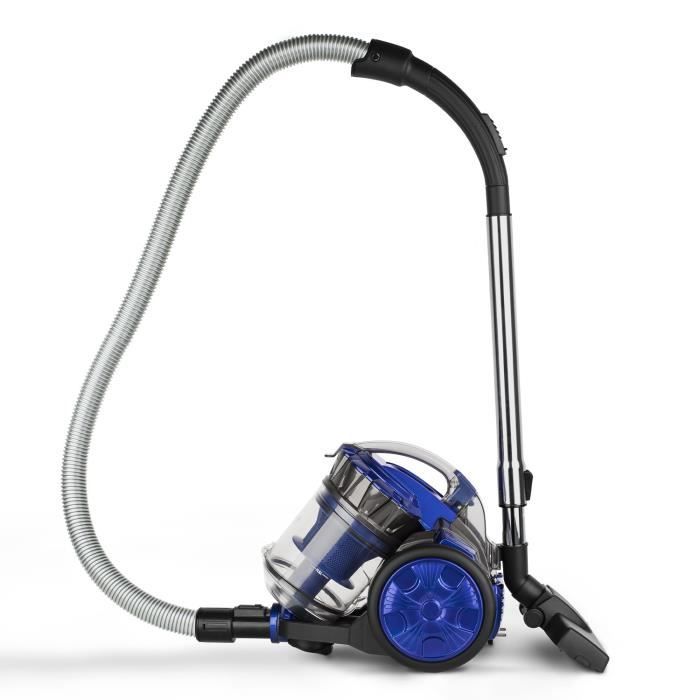 Aspirateur Multicyclonique sans sac WEASY - 2L - Tube télescopique en aluminium - Triple A - Cable 5m - Classe A