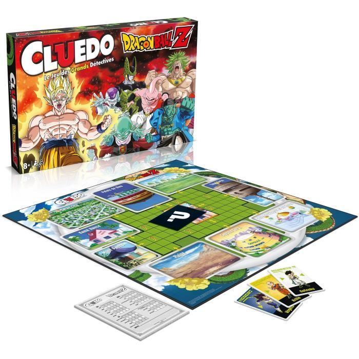 Cluedo - CLUEDO - Dragon Ball Z - Jeu d'ambiance - 2 joueurs ou plus - 8 ans