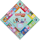 Jeu de société - WINNING MOVES - Monopoly Junior Gabby et la Maison Magique - Version enfant Gabby's Dollhouse