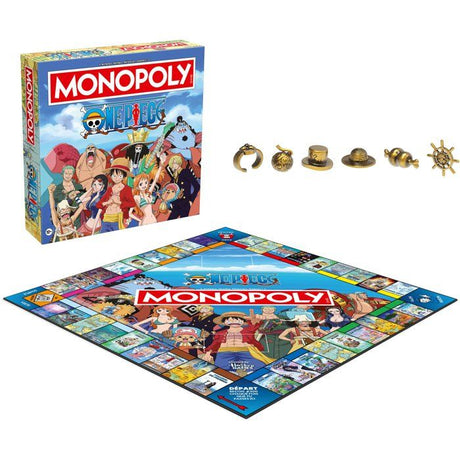 MONOPOLY - One Piece nouvelle édition - Jeu de société - WINNING MOVES - 2 a 6 joueurs - Des 12 ans