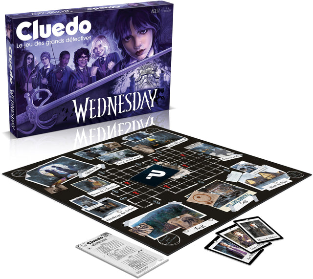 CLUEDO Mercredi - Jeu de société - WINNING MOVES - Des 12 ans