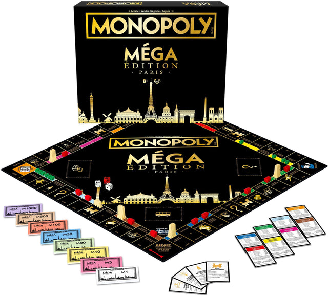 MONOPOLY Mega Paris - Jeu de société - WINNING MOVES - Des 8 ans