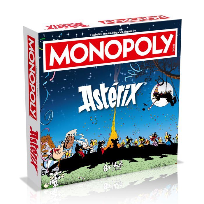 MONOPOLY Asterix - Jeu de société - WINNING MOVES - Des 8 ans