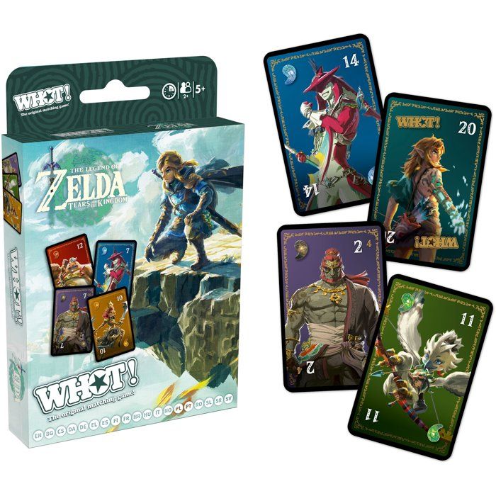 WHOT! Zelda - Tears of the Kingdom - Jeu de société - WINNING MOVES - 2 a 6 joueurs - Des 5 ans