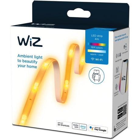Ruban LED - WIZ - 4 m - Lumiere blanche et colorée - Wifi
