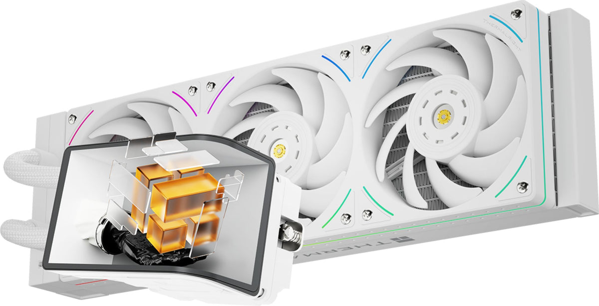 THERMALRIGHT - Wonder Vision 360 UB - Watercooling AIO - Ventilateurs 120mm - Afficheur AMOLED - Blanc
