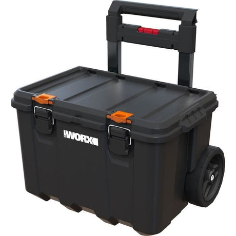 Systeme modulaire 3 en 1 - WORW BY KETER - STACK N ROLL - 48 x 39 x 69,5 cm - Noir