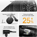 Xiaomi Gonfleur Compresseur Air 2 - Gonflage Auto Voiture/Moto - 10.3 bars - Détection Pression - USB-C (25% Rapide)