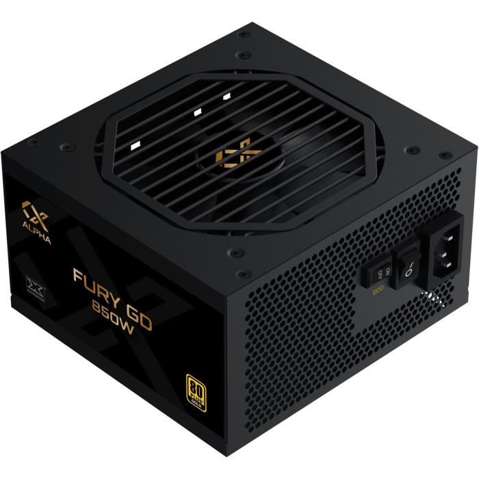 Alimentation PC XIGMATEK Fury GD 850W ATX 3.0 (80Plus Gold) - Modulaire - Ventilateur 120mm silencieux