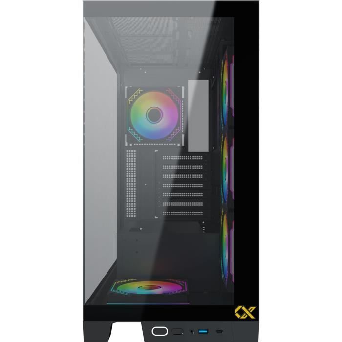 BoÓtier PC - XIGMATEK - Endorphin Ultra (Noir) - Moyen tour - Format ATX - Ventilateurs LED A-RGB