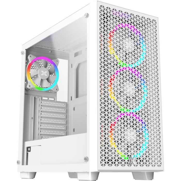 Boîtier PC - XIGMATEK - Gaming G Pro Arctic (Blanc) - Moyen tour - Format E-ATX - 4x120mm LED A-RGB