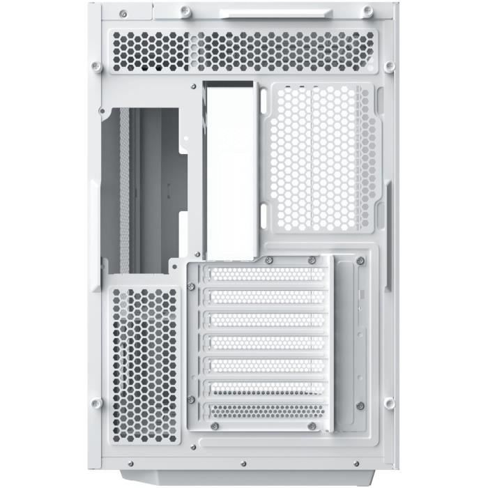 Boitier sans alimentation - XIGMATEK CUBI II Arctic - Cube - Format E-ATX - Blanc