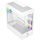 BoÓtier PC - XIGMATEK - META Arctic - Moyen tour - E-ATX - Verre trempÈ - ARGB - Blanc