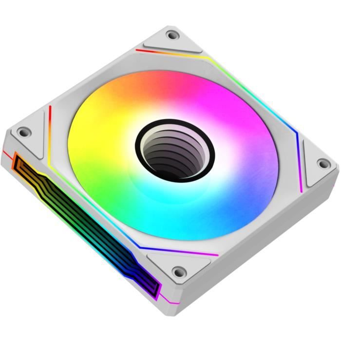 Pack de 3 Ventilateurs - XIGMATEK Infinity G20A - 120 mm - Pour boitier PC - Blanc