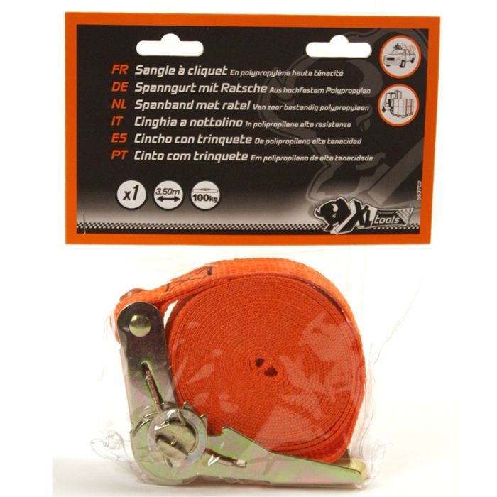 XLPT sangle 25mm a cliquet tenseur 3.5m