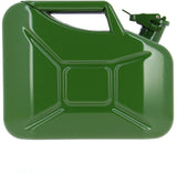 jerrican design US métal 10L --PRECISSION STEEL -  jerrican essence - bonne résistance aux chocs et perçage - crochet de fermeture