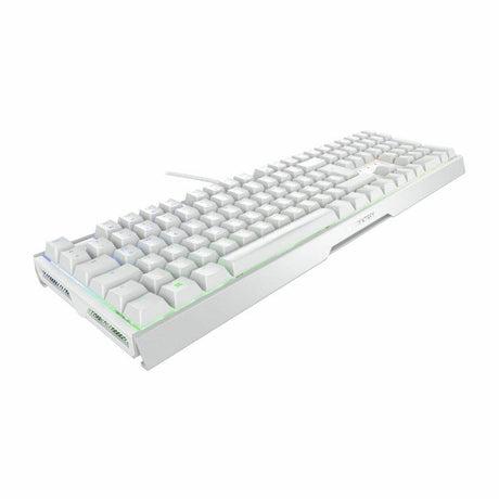 Clavier gamer filaire - CHERRY XTRFY MX 3.1 - Boîtier aluminium tendance - Blanc