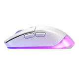 Souris gamer sans fil Bluetooth et 2,4 GHz - CHERRY XTRFY M50 WIRELESS - Blanc
