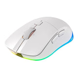 Souris gamer sans fil Bluetooth et 2,4 GHz - CHERRY XTRFY M50 WIRELESS - Blanc