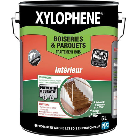 Traitement bois & parquets - Incolore - Xylophene - 5L