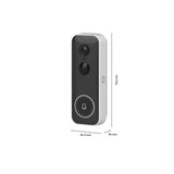 Sonnete vidťo intelligente - YALE - Image HD 1080p nette - Champ de vision de 154į