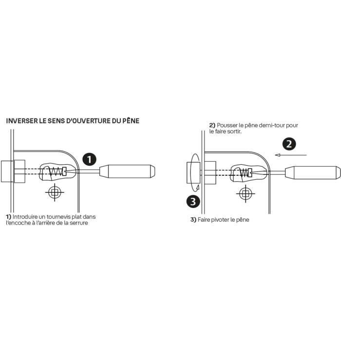 Serrure a encastrer trou de cylindre - YALE - Y60R-A50/N - Axe 50mm, coffre 148mm - Porte d'entrée, service, locaux sensibles -