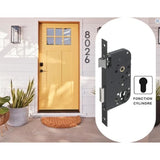 Serrure a encastrer trou de cylindre - YALE - Y60K-A50/N - Axe 50mm, coffre 148mm - Porte d'entrée, service, locaux sensibles -