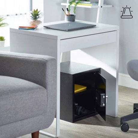 Yale Coffre-fort Électronique a Alarme - Code programmable 3 a 8 chiffres -  Large 40L 390 × 350 × 360 mm - YEC/390/DB2 - Large 40L