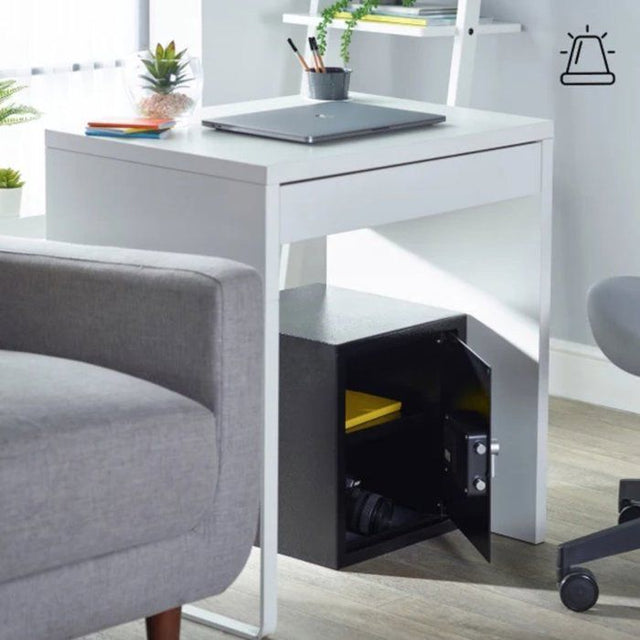 Yale Coffre-fort Électronique a Alarme - Code programmable 3 a 8 chiffres -  Large 40L 390 × 350 × 360 mm - YEC/390/DB2 - Large 40L