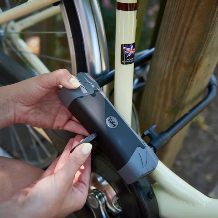 Antivol U a clé - YALE - YUL3/14/230/1 - Certifié Sold Secure Gold, Garantie a vie - 4 clés fournies - 23x11,5x14 cm