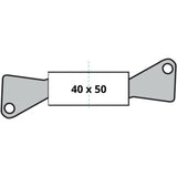 Cylindre haute sécurité YALE Série 2100 - débrayable 40x50 mm - 10 goupilles - 5 clés réversibles