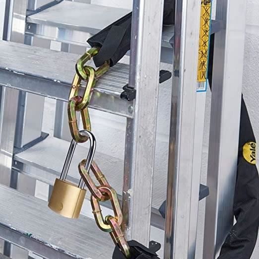 Cadenas laiton - YALE - Y110B/40/152/1 - Anse longue acier cémenté - 3 clés